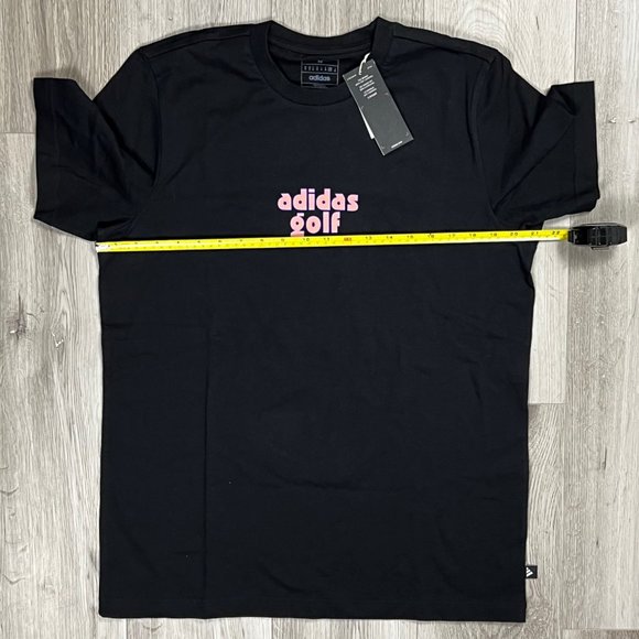 NWT Adidas Golf Black Medium T-Shirt - Picture 8 of 9